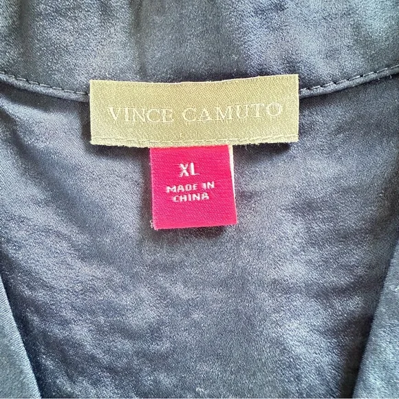 Vince Camuto Blue Sleeveless Blouse - Picture 6 of 8